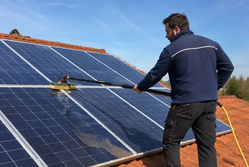 Nettoyage et entretien de panneaux solaires à Terranjou